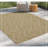 Jute/White Indoor/Outdoor Area Rug-1015535694