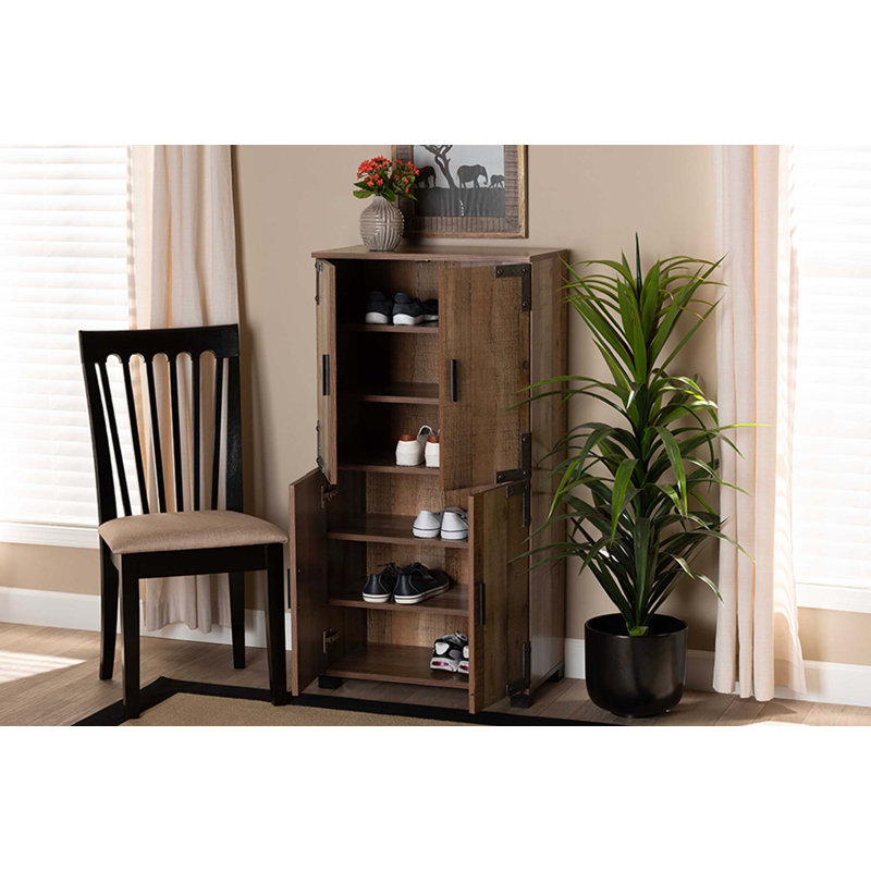 18 Pair Shoe Storage Cabinet