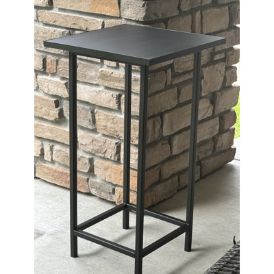 Boilermaker Side Table with Steel Top by Ironwerks by Jim Quinn