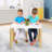 Seacliff Kids Solid Wood Rectangular Play Or Activity Table and Chair Set-1666215711