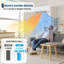 ABS 1 x Climatiseur divisé AUX 1 pièce SEER2 22 12000BTU avec WiFi 115V R32 - refroidissement, chauffage