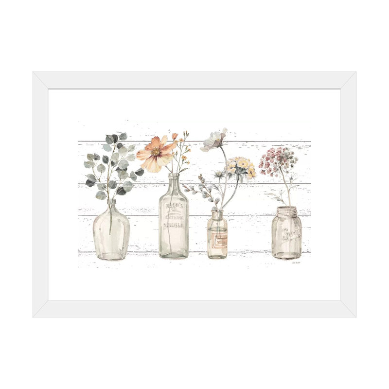 «A Country Weekend VIII V2 Fall Flower» par Lisa Audit - impression d'art graphique, H 16 po x l 24 po x P 1 po