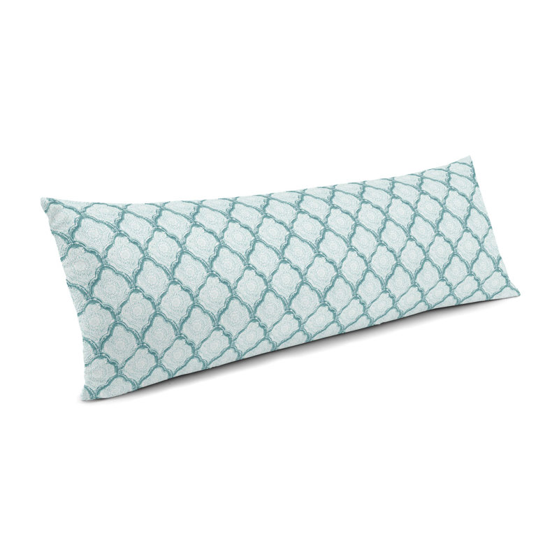 Housse et insert de coussin rectangulaire Sanganer, Gris, 14 po x 36 po