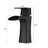 Matte Black Waterfall Bathroom Faucet - Single Handle Sink Tap | Gift Idea-122086147