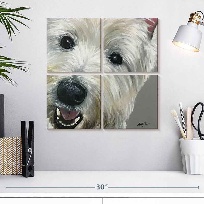 Brampt West Highland Terrier, H 18 po x l 18 po