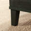 Table basse Coastal avec tiroir spacieux, finition noire