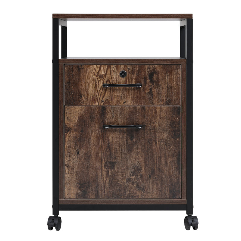 Metal Rectangle Accent Cabinet