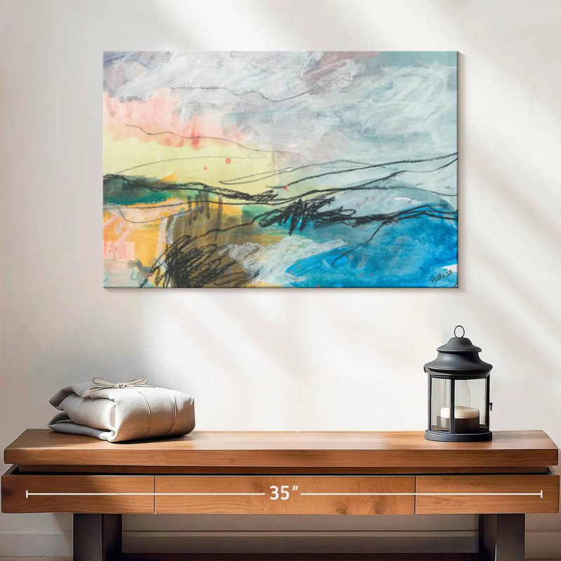 All The Night Tide, 16" H x 24" W