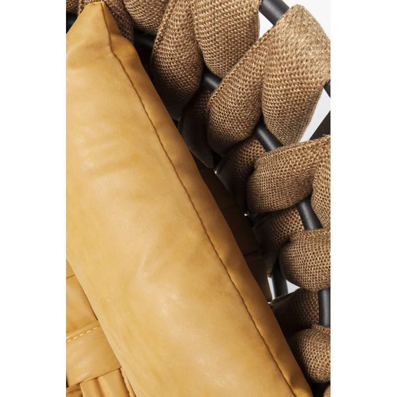 Chair with Armrest Cheerio Yellow incl. Cushion