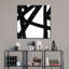 Encre noire stries IV sur toile-1097553703