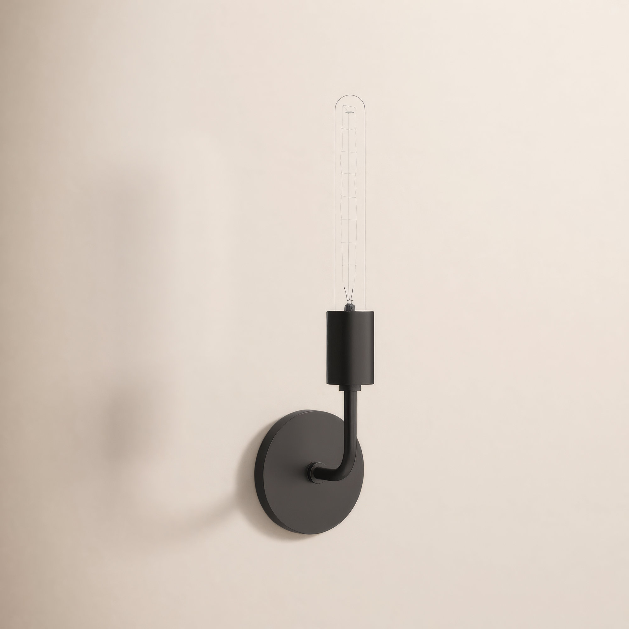 Madisson Single Light Dimmable Armed Sconce, Old Bronze