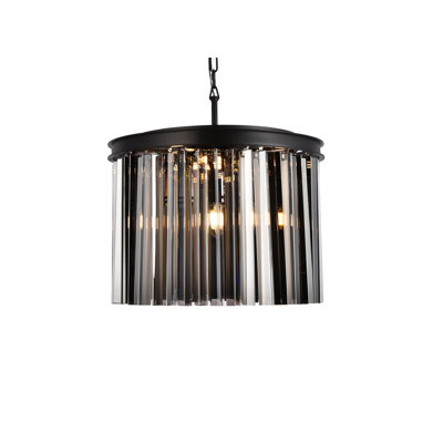 Lustre cylindrique unique à 6 lumières Yazmin