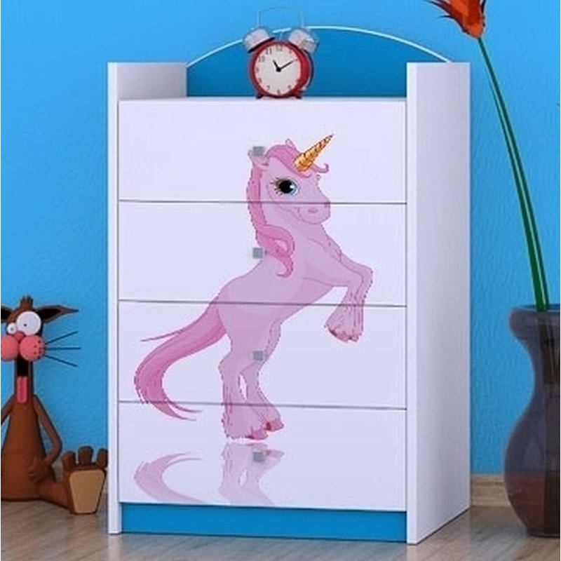 Nisswa Kids 4 - Drawer Chest, Blue