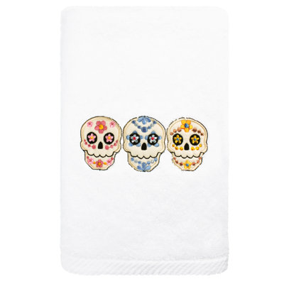  Débarbouillette en coton Skulls