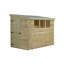 Shiplap Pent Wooden Shed-122082642