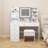 Bohuslava Vanity Table Stool Set-2062963799