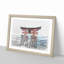Itsukushima Shrine in Hiroshima Japan - Picture Frame Graphic Art Print-56734883-56734884