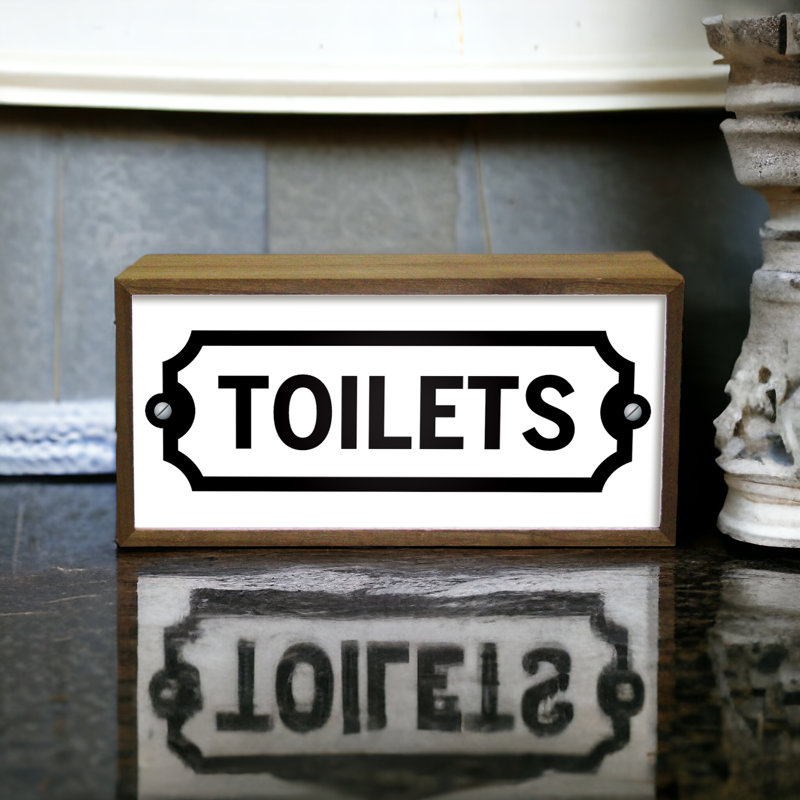 Ravei Toilets 15" LED Sign