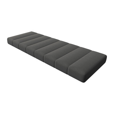 2.6''Custom Bench Cushion for Indoor/Outdoor Furniture, Fleece Anti-Pet Scratch Window Seat Cushion, Premium 70D High-Resilience Foam Waterproof