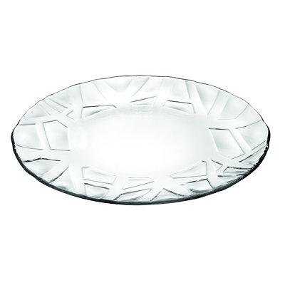 Ivy Bronx Stuckey Glass Platter