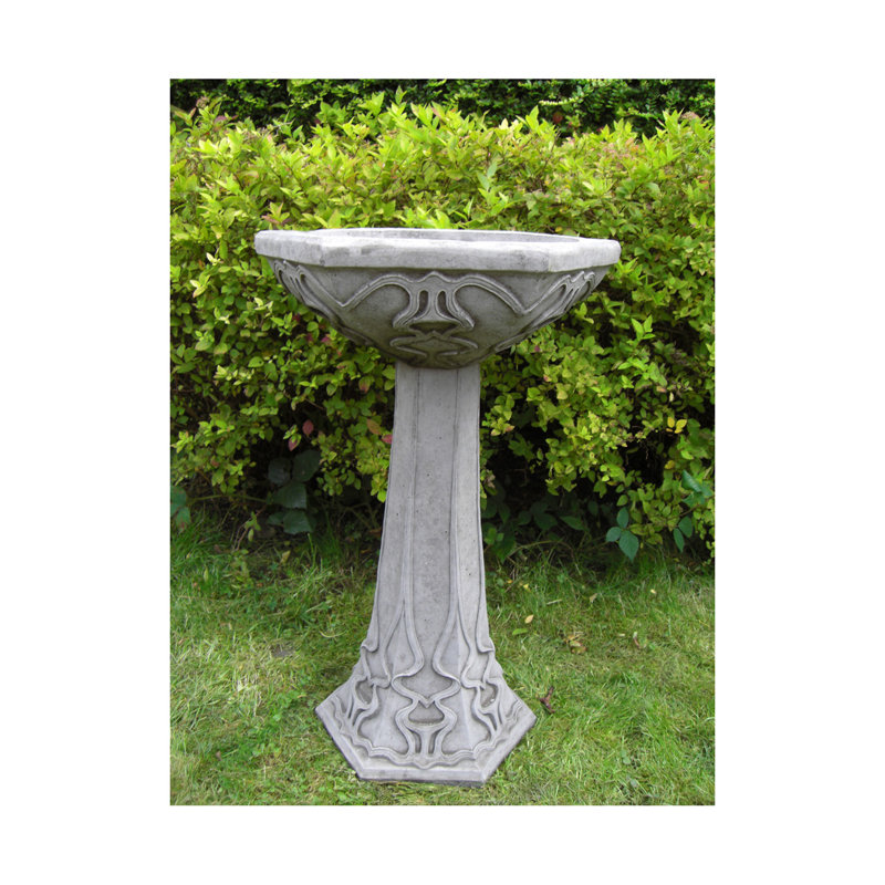 Polystone Fountain Birdbath