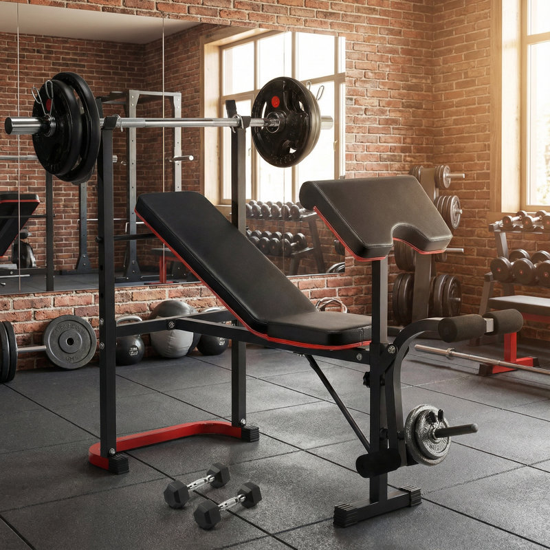 Ensemble de banc de musculation 8-en-1 - 661 LBS