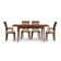 Sarah 4 - Person Solid Wood Top Four Leg Dining Set