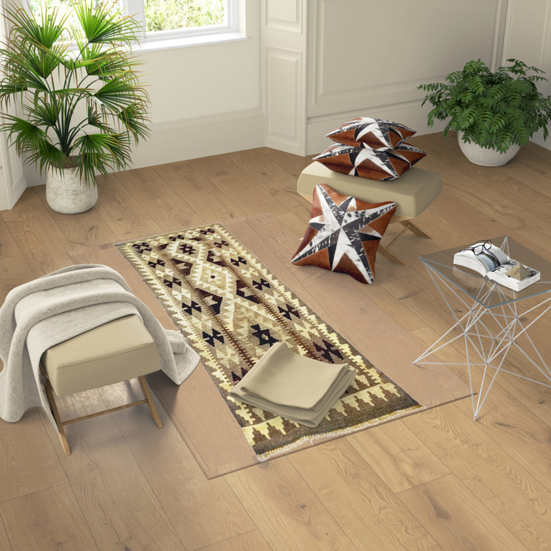 Runner Hiatt Geometric Hand Woven 110cm X 280cm Area Rug
