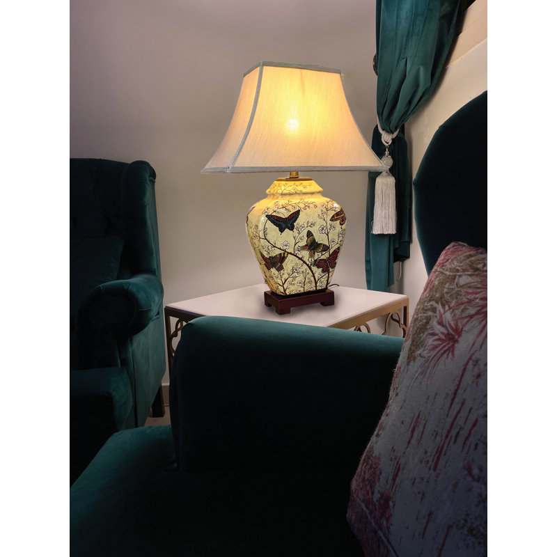 Deperte 40cm Grey Table Lamp