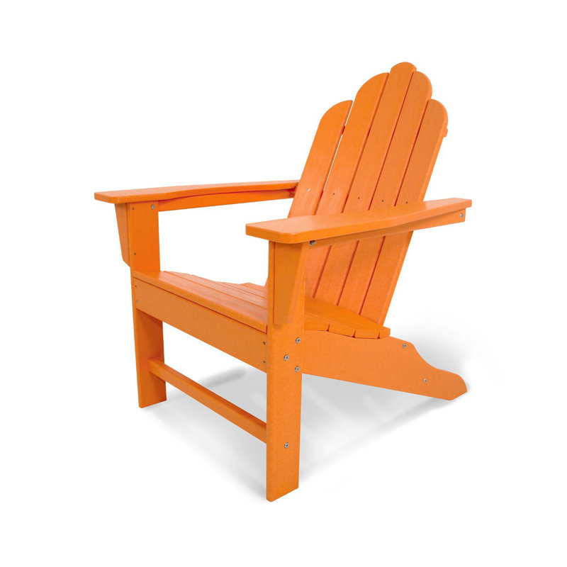 POLYWOOD Long Island Adirondack, Tangerine