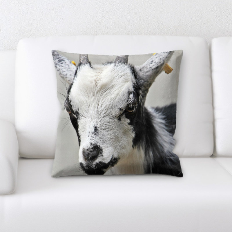 Coussin décoratif chèvre