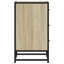 40cm W Metal Bedside Table-1167384353
