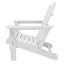 Chaise Adirondack pliante en PEHD pour patio