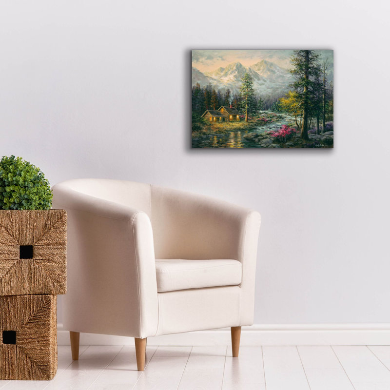 «Campers Cabin» par Nicky Boehme, H 18 po x l 26 po x P 0,75 po