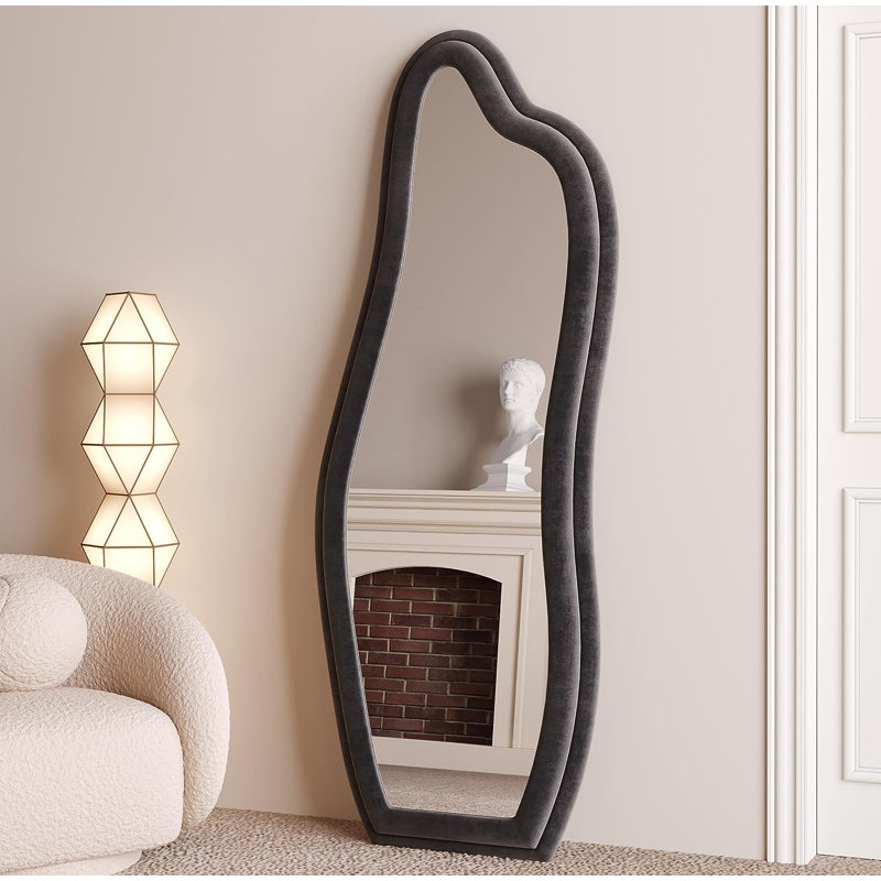 Calero Floor Mirror, Black