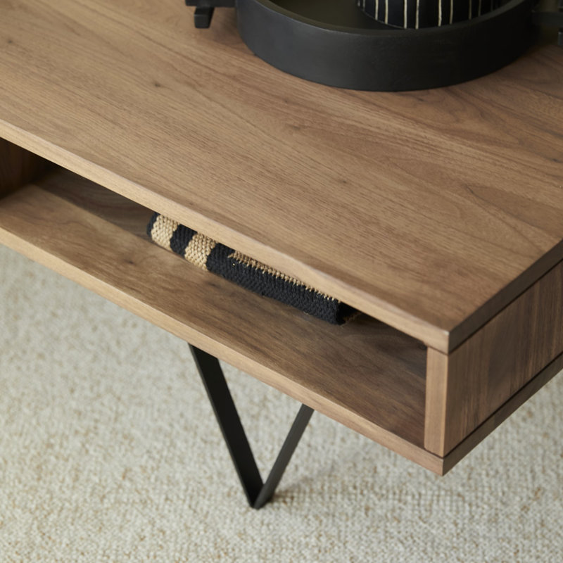 Metric Solid Wood Coffee Table