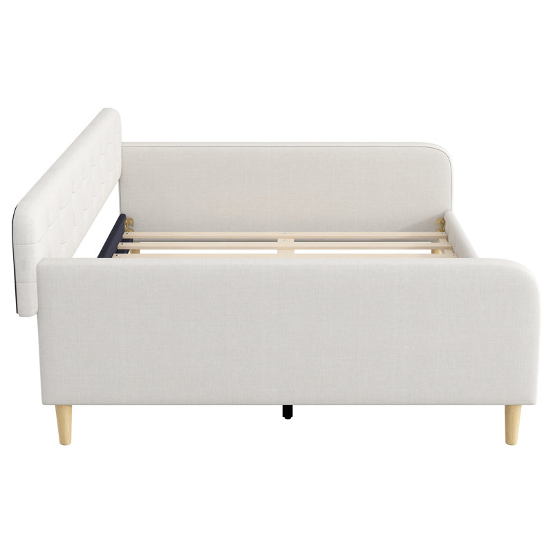 Lit de jour polyvalent rembourré de grande taille, solution de siège et de sommeil confortable pour les maisons modernes