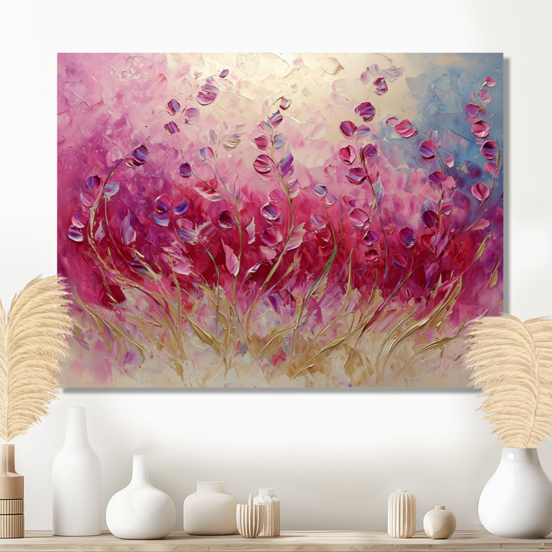 Jamerson - Floral Wall Art, H 12 po x l 20 po, Toile tendue, Ne s’applique pas