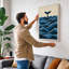 Whale Tail Rising Coastal - Wrapped Canvas-1388310988-1388310987