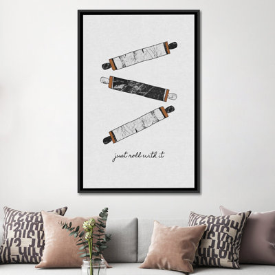 «Just Roll with it», impression sur toile