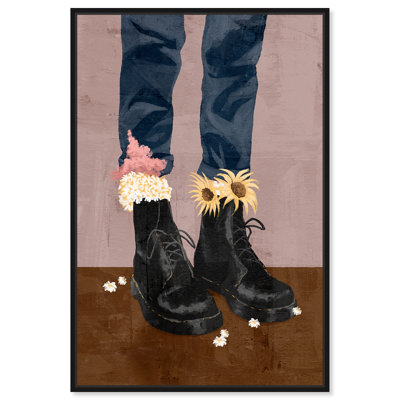 " Nature Boots " by Oliver Gal Painting Print