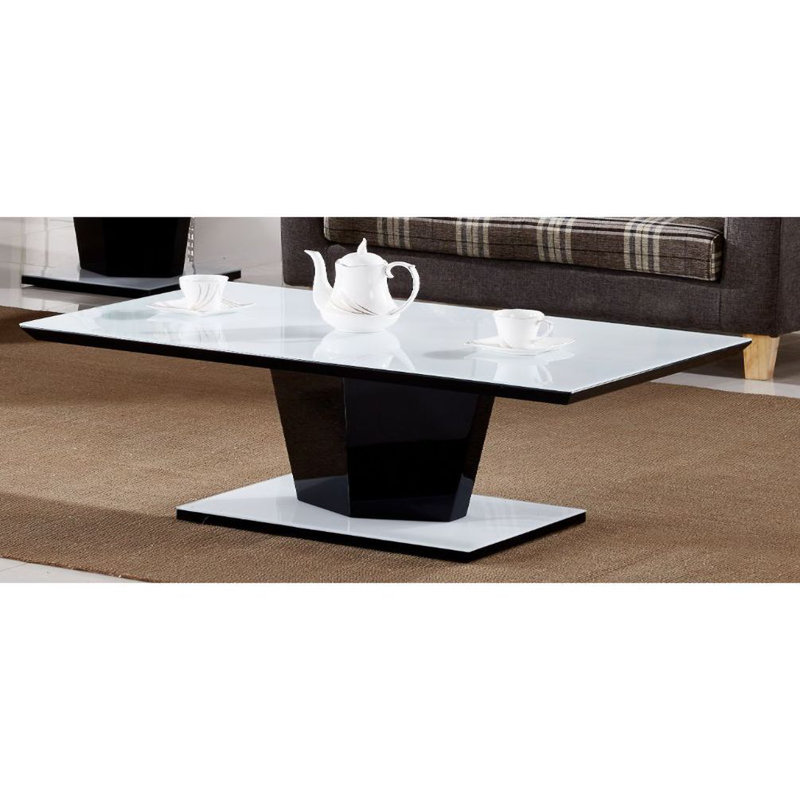 Table basse à piédestal