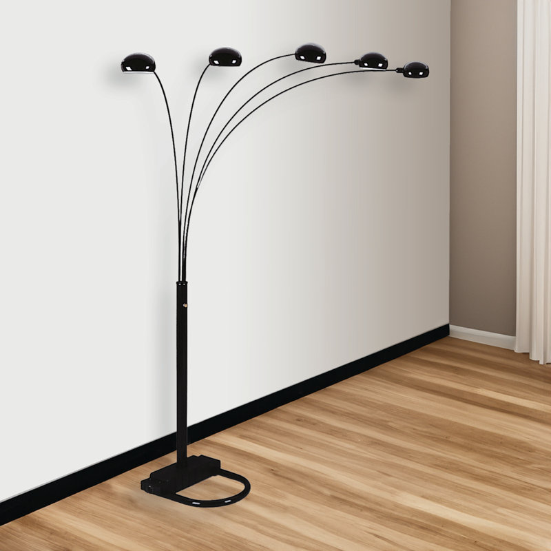 1pc Modern Design Classic Peacock Shade 82" Floor Lamp