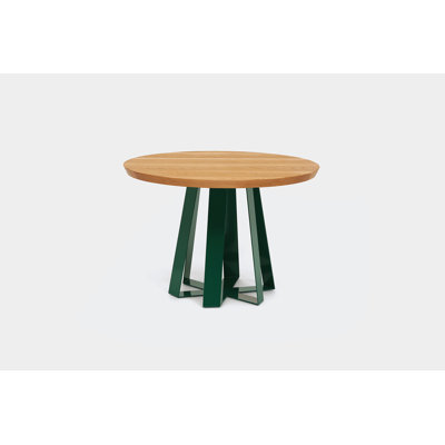ARS Round Walnut Wood Dining Table