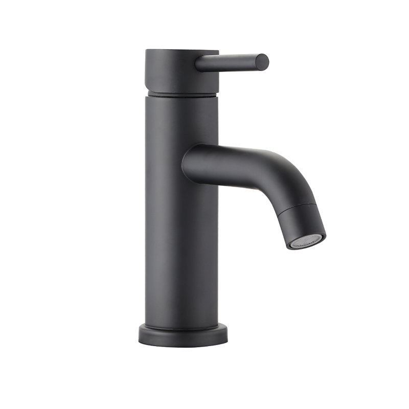 Single-handle Bathroom Faucet, Matte Black