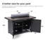 Table de foyer d'extérieur au propane 55 000 BTU l 43 po x P 24 po Underclift