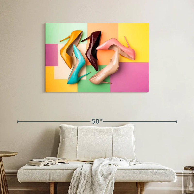 Shuttleworth Chic High Heels, 26" H x 39" W