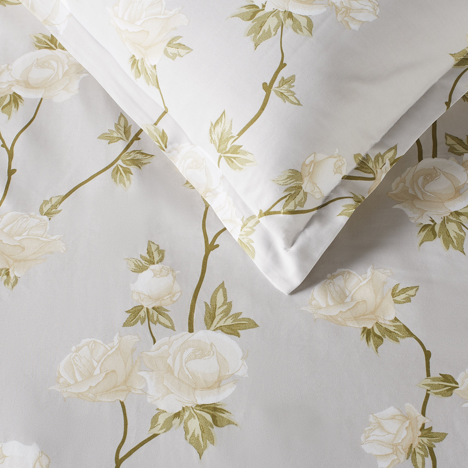 Auren Cotton Duvet Cover Set, King Duvet Cover + 2 King Sham