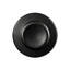 Faux bouton de porte tulipe traditionnel noir mat, placard non verrouillable et porte française, paquet de 2