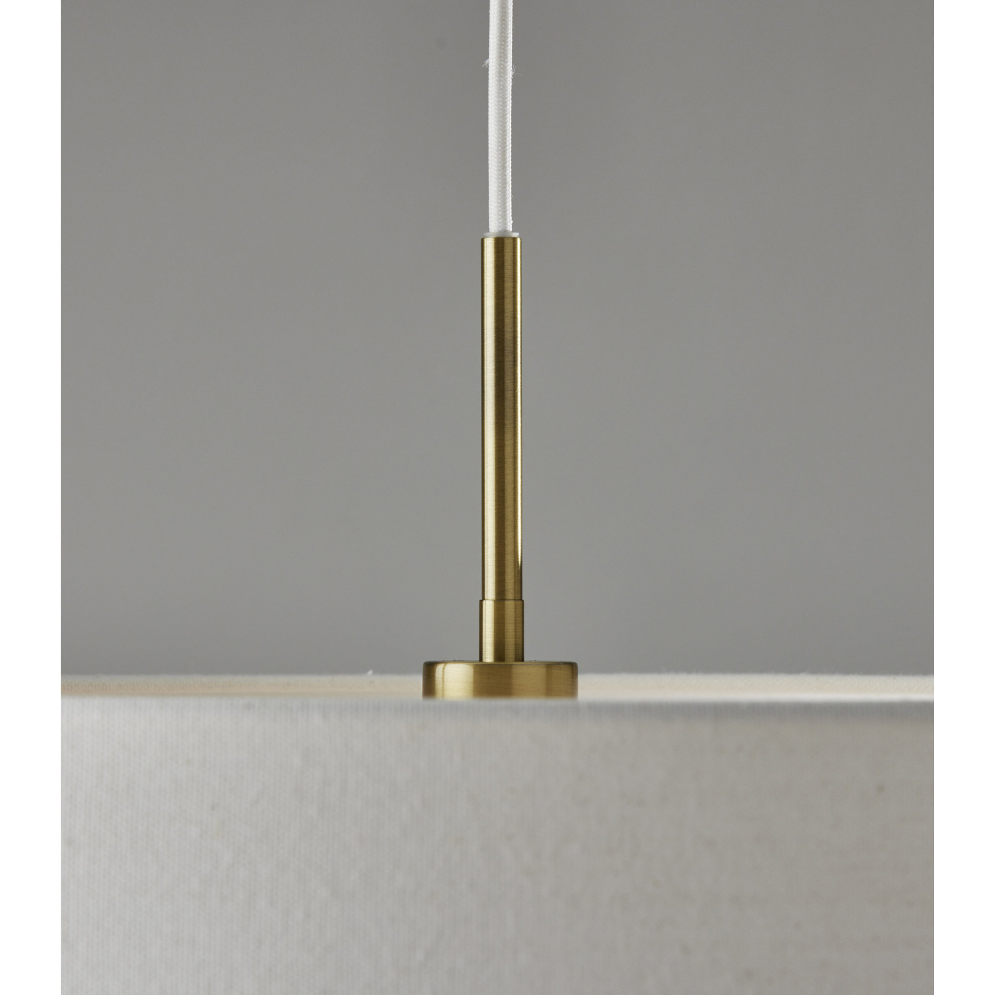 Finley Linen Drum Pendant